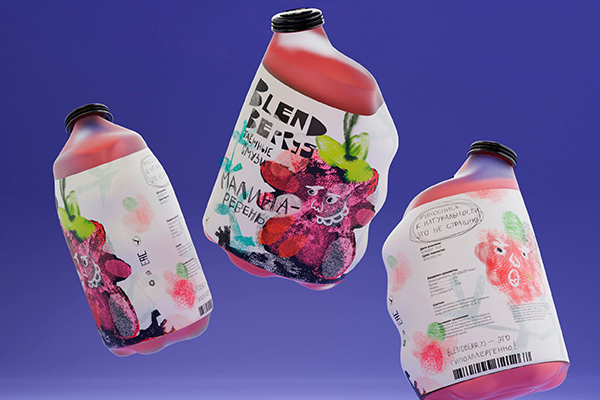 水果口味飲料包裝設(shè)計(jì)增加視覺沖擊力