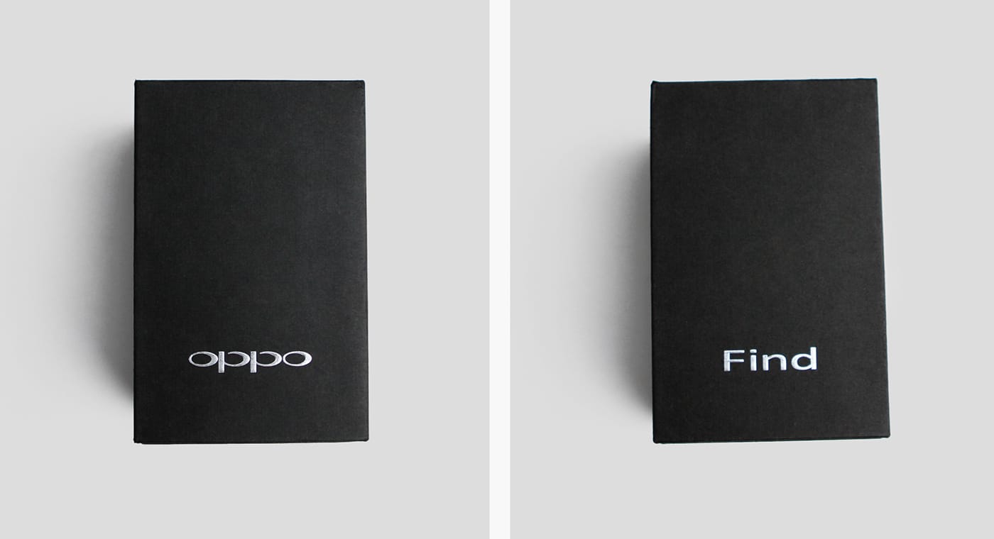 OPPO Find 手機(jī)包裝廣告